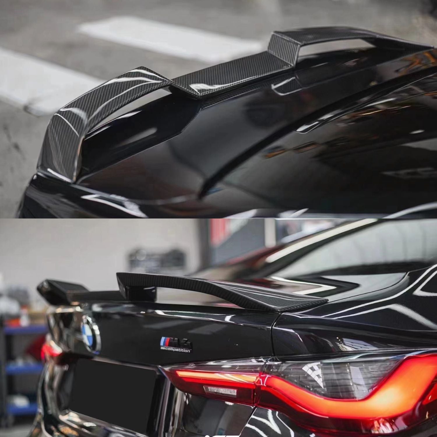 BMW Série 3 G20 / M3 G80 Carbone Pré-imprégné V Style Aileron Arrière Par OPTIC (2019+)