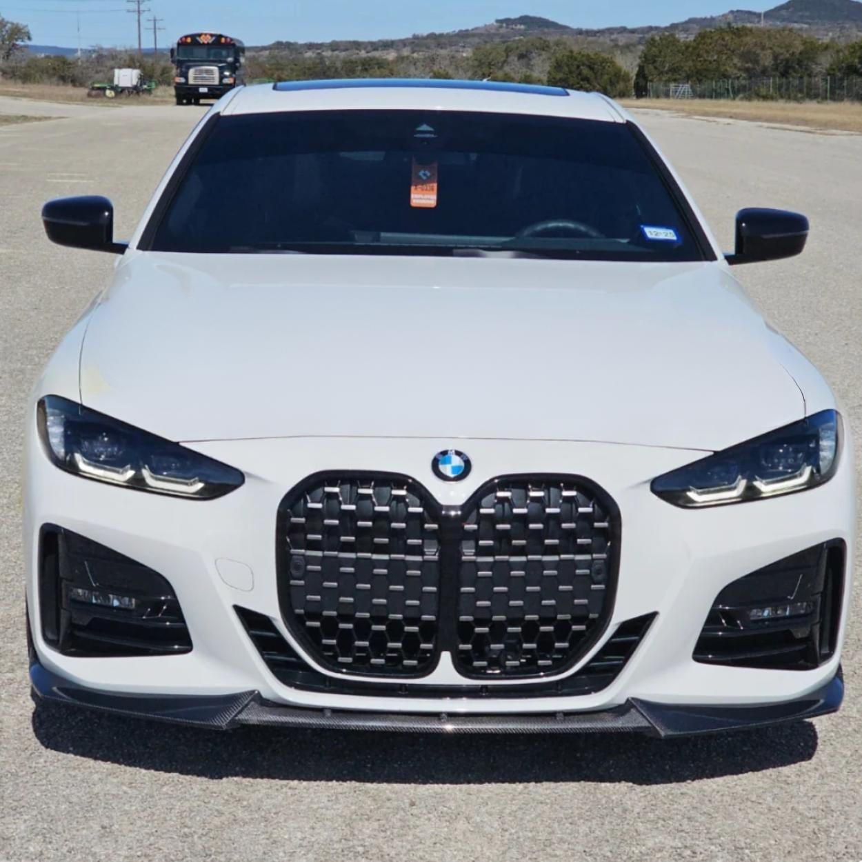BMW Série 4 G22 G23 M Sport Carbone Fd Style Lame avant (2020+)