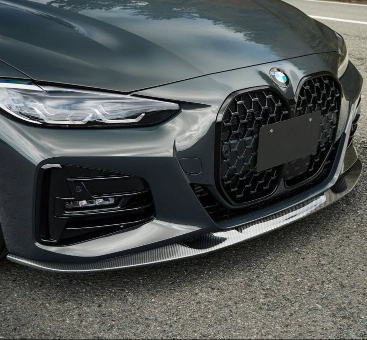 BMW Série 4 G22 G23 M Sport Carbone 3D Style Lame avant (2020+)