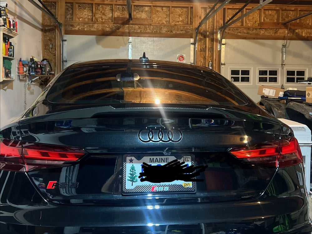 Audi A5 S5 RS5 B9 Sportback Carbone Pré-imprégné Style M Becquet arrière par OPTIC (2017-2024)