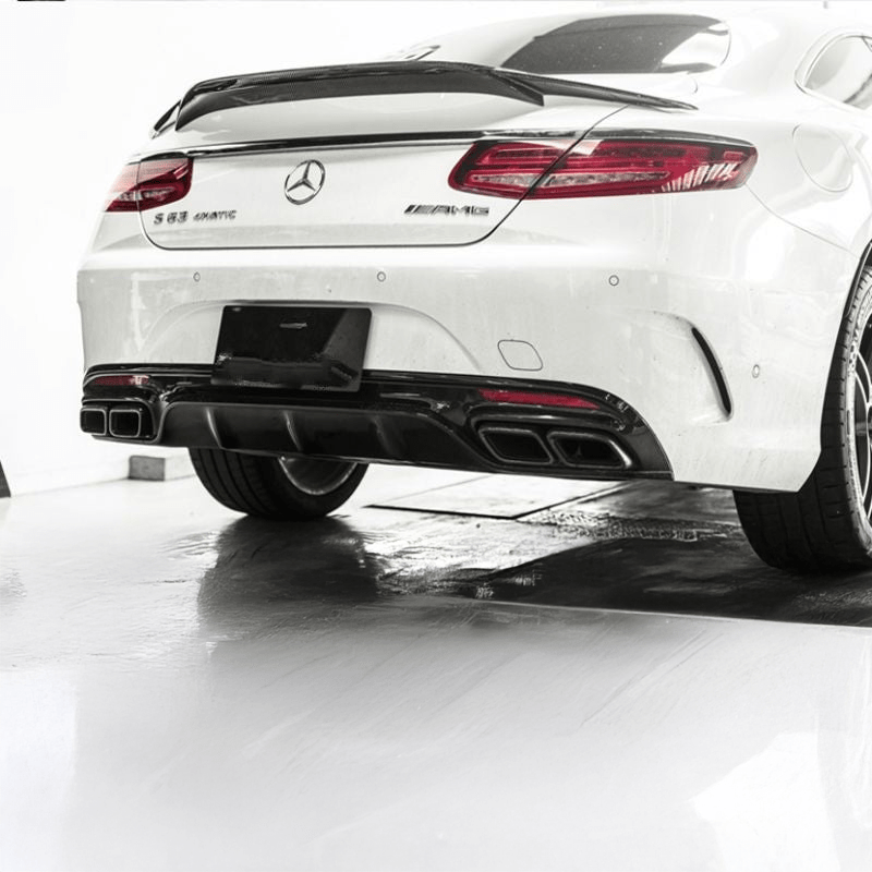 Mercedes Classe S C217/S63/S65 Becquet Arrière B Style en Carbone Pré-imprégné (2015-2020)