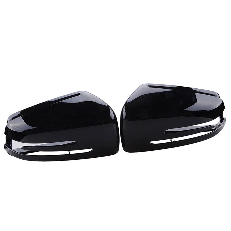 Coques De Rétroviseur Noires Brillantes Mercedes GLS X166 (2016-2019)