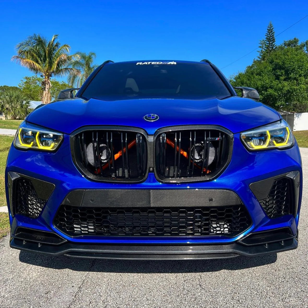 Ensemble de modules LED DRL jaunes style CSL pour BMW X5 / X6 (G05/G06) (2019-2022)