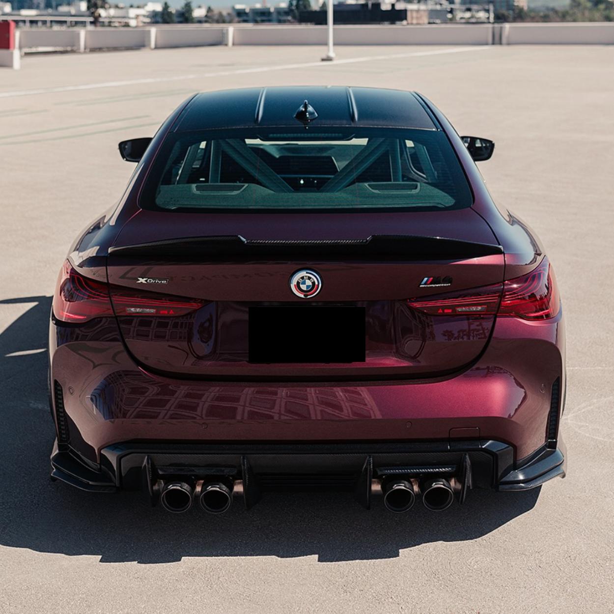 BMW Série 4 G22 / M4 G82 Carbone Pré-imprégné Psm Ducktail Style Aileron Arrière Par OPTIC (2020+)