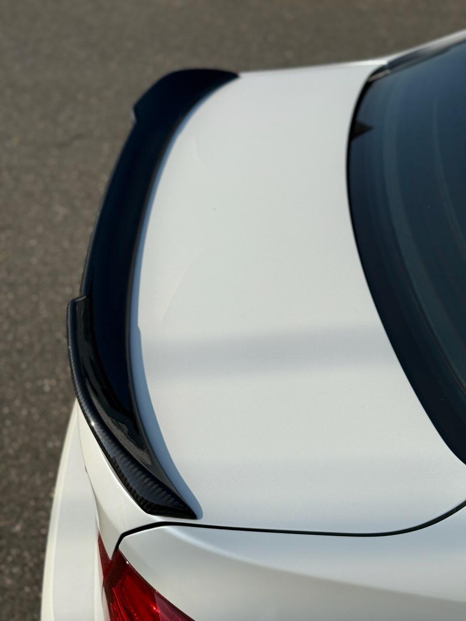 BMW Série 3 F30 / M3 F80 Carbone Pré-imprégné Becquet arrière style Cs par OPTIC (2012-2019)