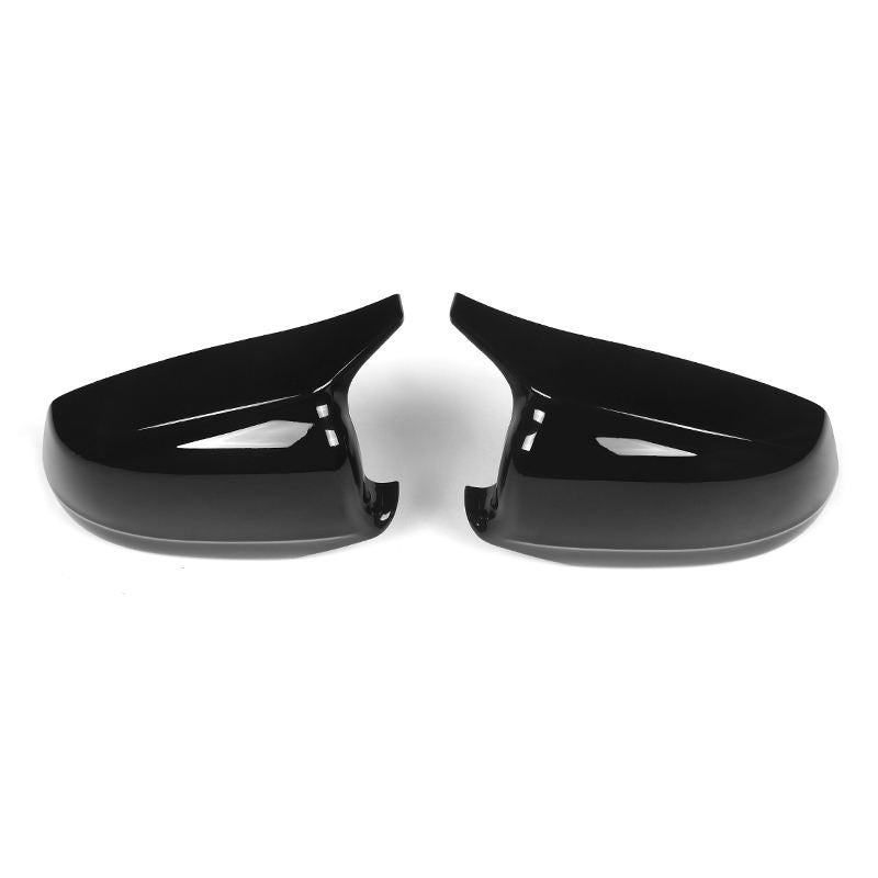 Coques De Rétroviseur M-Style Noir Brillant pour BMW Série 5/6/7 F01/F02/F07/F06/F12/F13/F10/F11 (2010-2013)