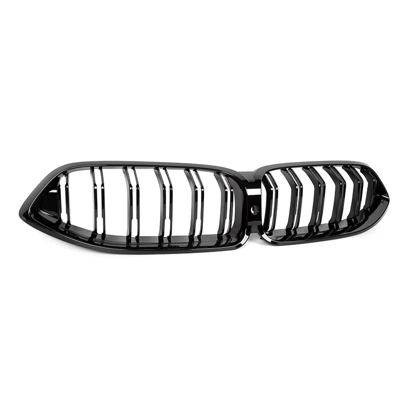 BMW Série 8 G14 G15 G16 Noir brillant Grille à double lamelle (2018-2022)