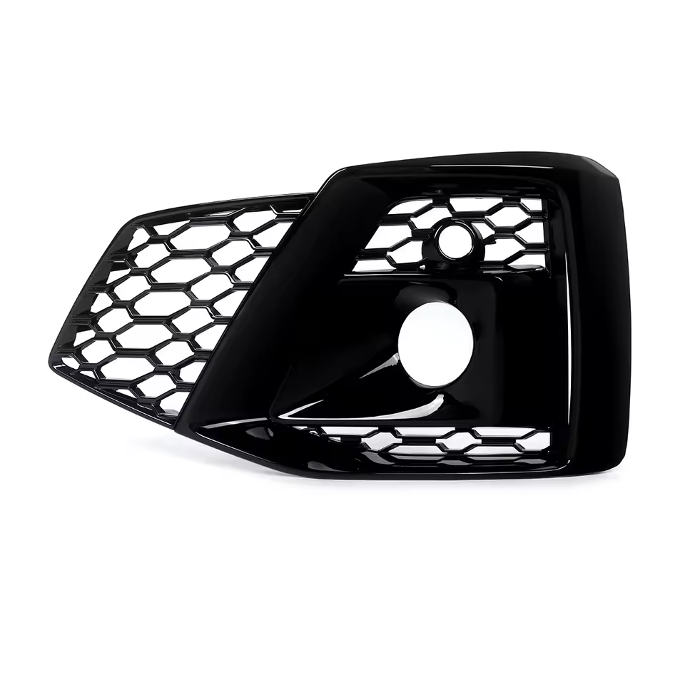 Grilles d’antibrouillard Audi A5/S5 B9.5 Noir Brillant (2020-2024)
