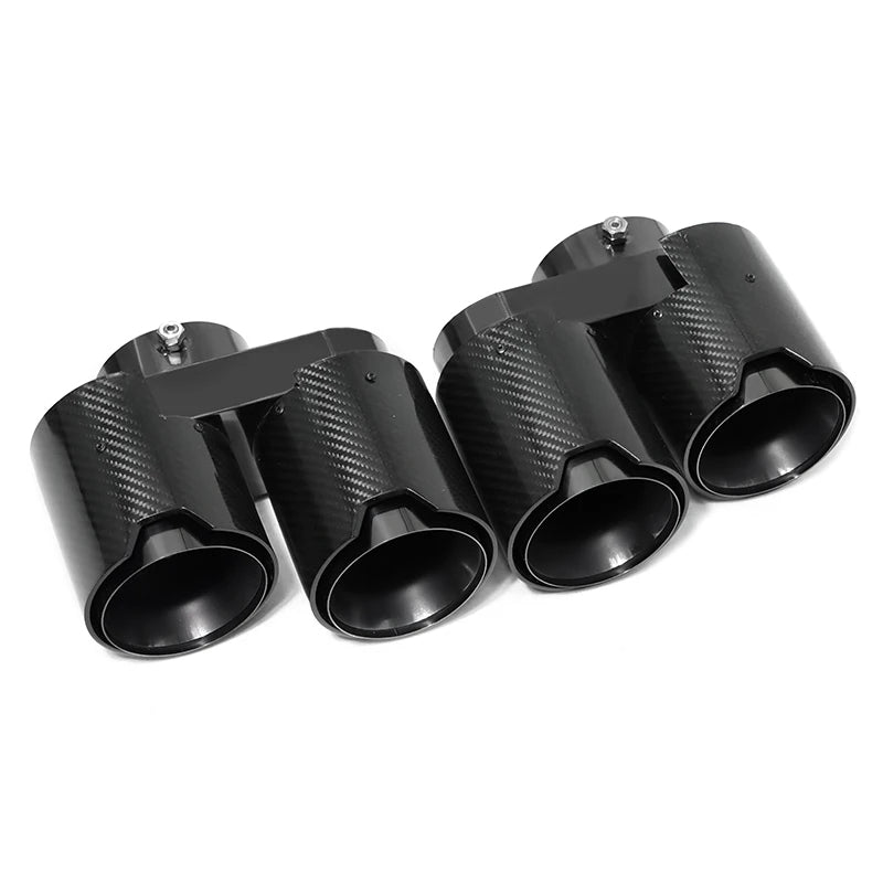 BMW X5/X6/X7 | G05/G06/G07 Embouts d'échappement quadruples en carbone