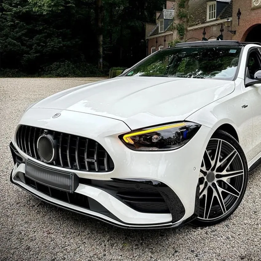 Mercedes Classe C W206 Lame Avant Style AMG Noir Brillant (2022+)