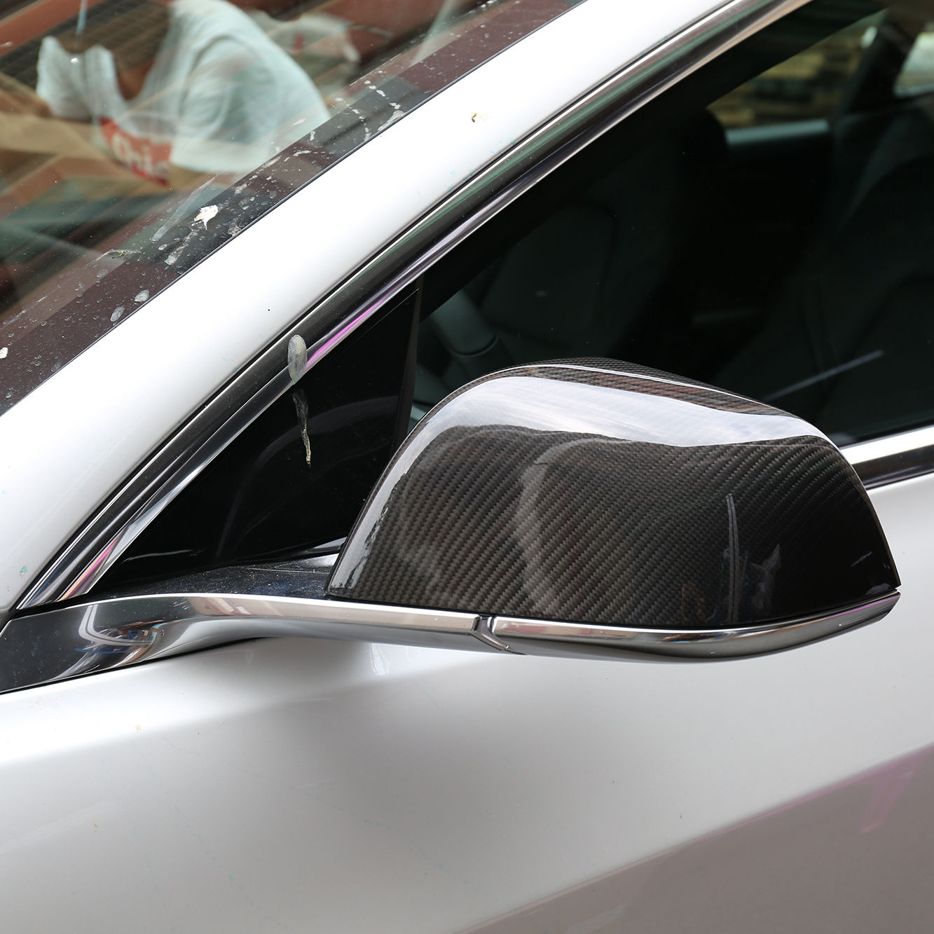 Coques De Rétroviseur En Carbone Tesla Model 3 (2017-2023)