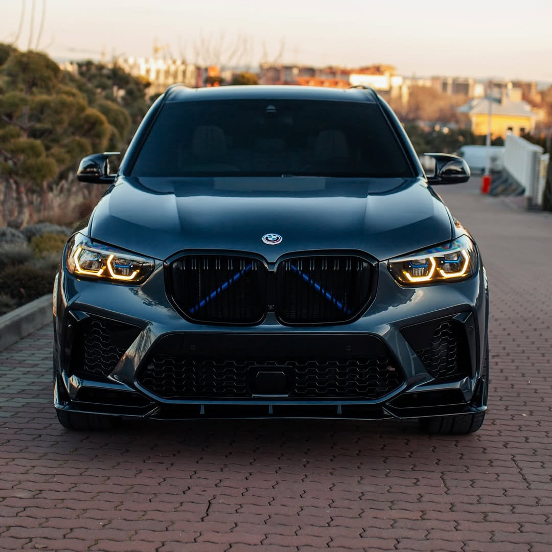 Ensemble de modules LED DRL jaunes style CSL pour BMW X5M/X6M (F95/F96) (2019-2022)