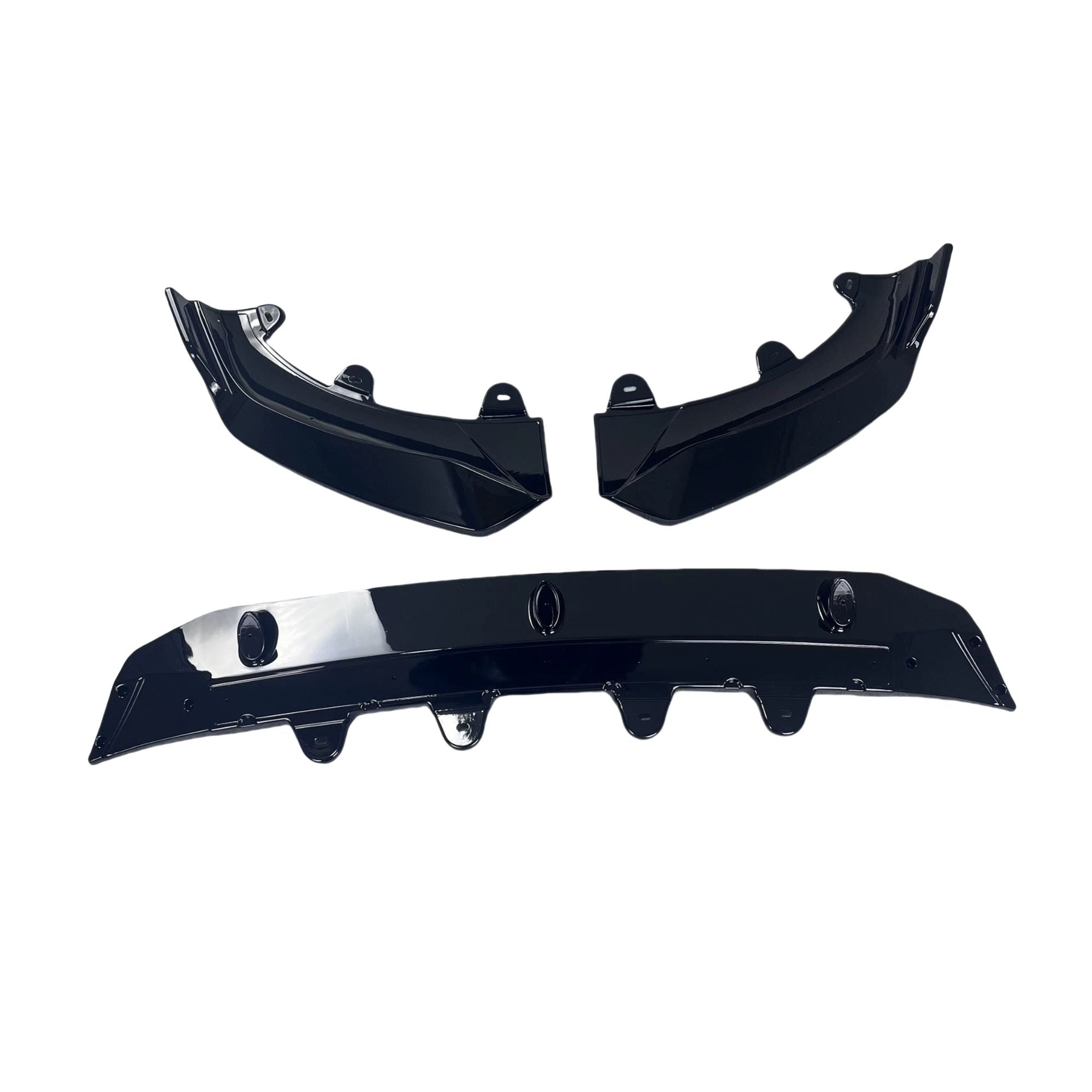 BMW X3 G01 / X4 G02 LCI Noir brillant Lame avant (2021+)