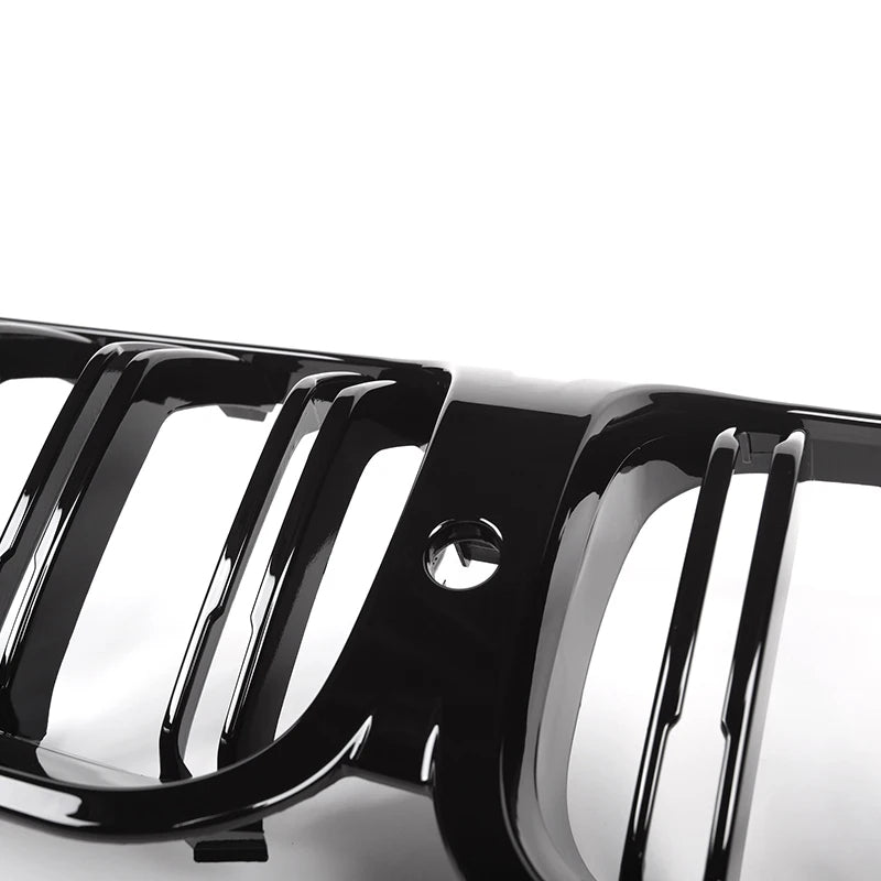 BMW Série 8 G14 G15 G16 Noir brillant Grille à double lamelle (2018-2022)