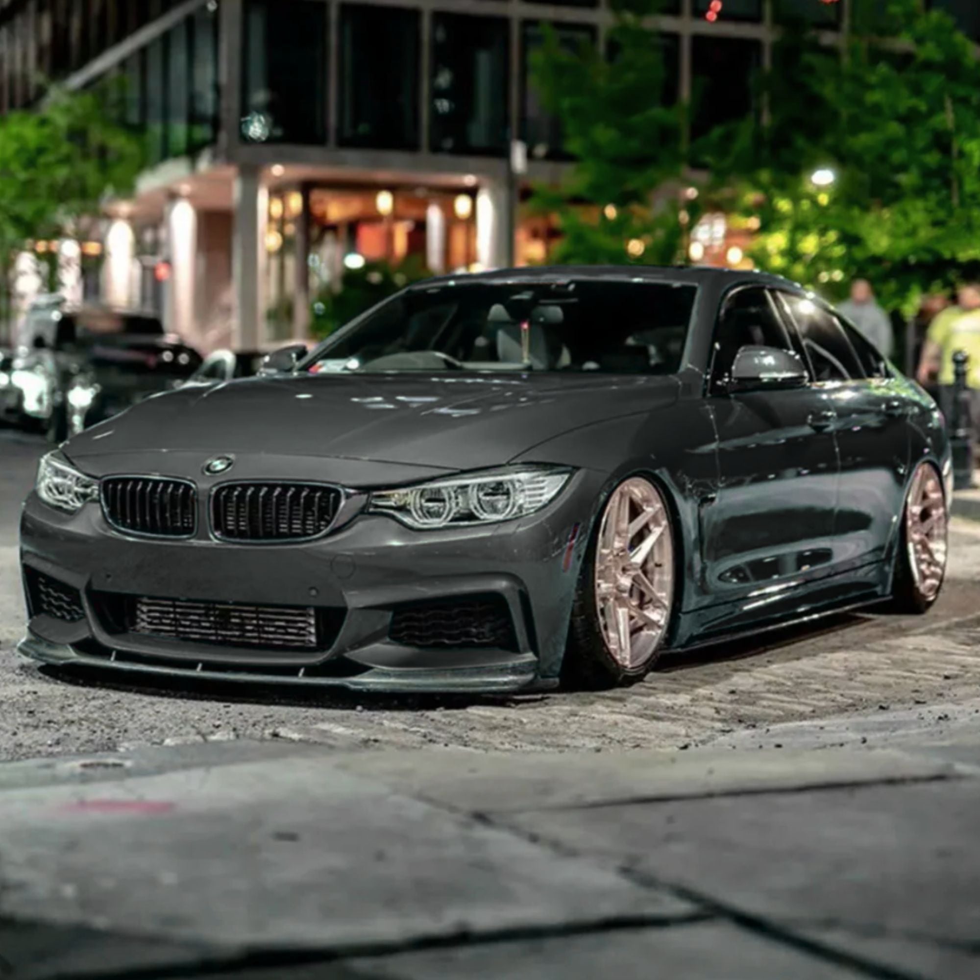 BMW Série 4 F32 F33 F36 M Sport Carbone Fd Style Lame avant (2014-2019)
