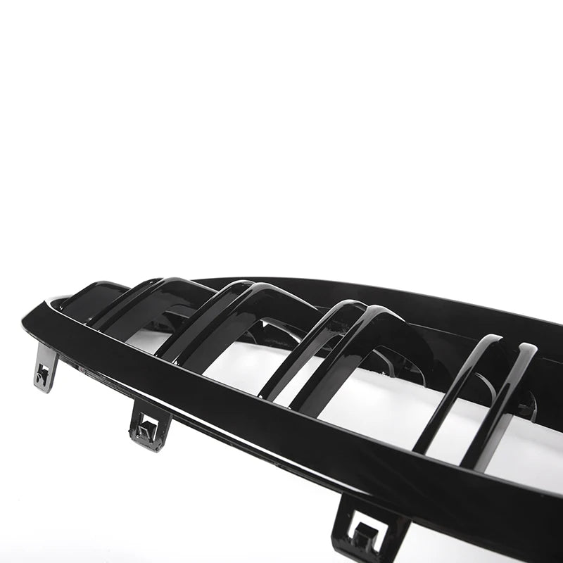 BMW Série 8 G14 G15 G16 Noir brillant Grille à double lamelle (2018-2022)