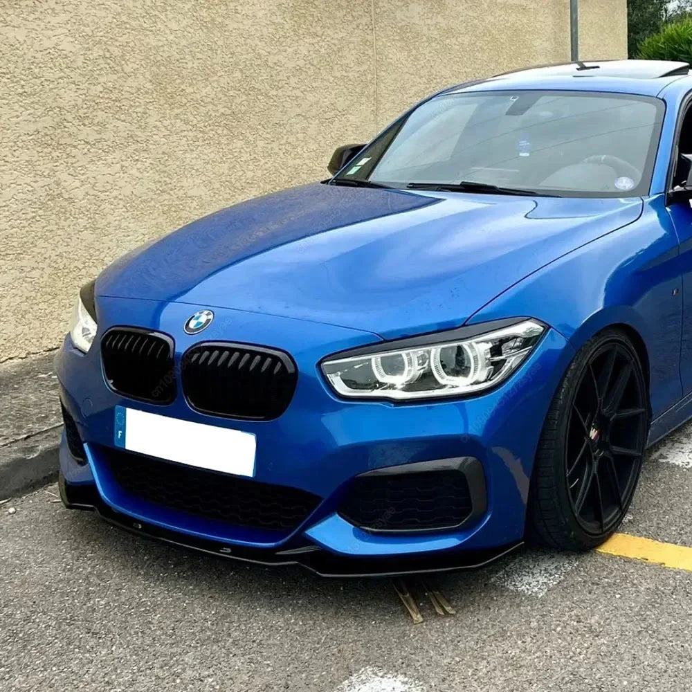 BMW Série 1 F20/F21 PRE-LCI Competition Style Noir brillant Lame avant (2011-2014)