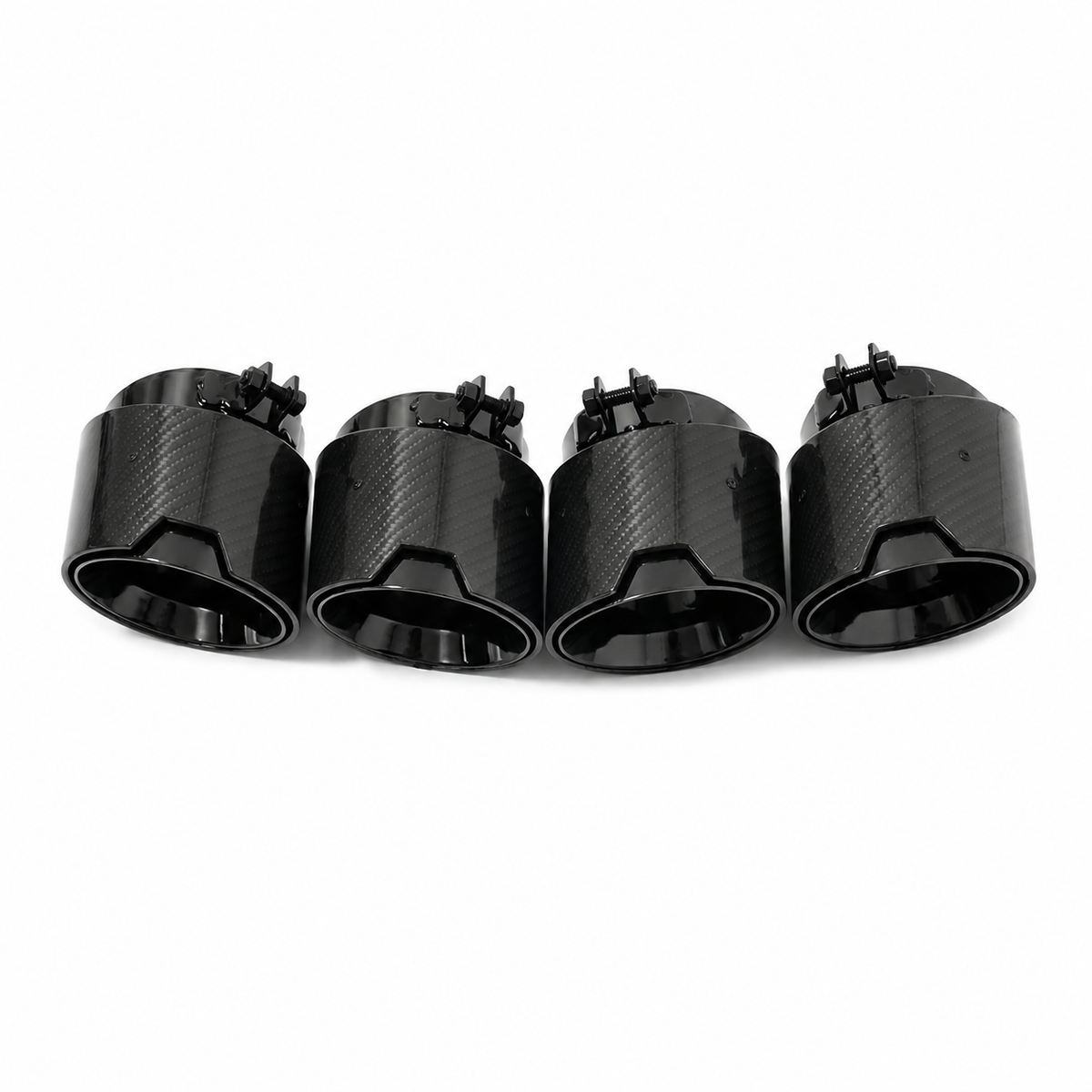 Embouts d'échappement carbone coupe biseautée pour BMW M5 G90/G99