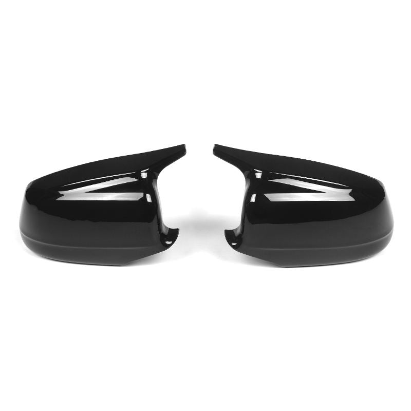 Coques De Rétroviseur M-Style Noir Brillant pour BMW Série 5/6/7 F01/F02/F07/F06/F12/F13/F10/F11 (2010-2013)