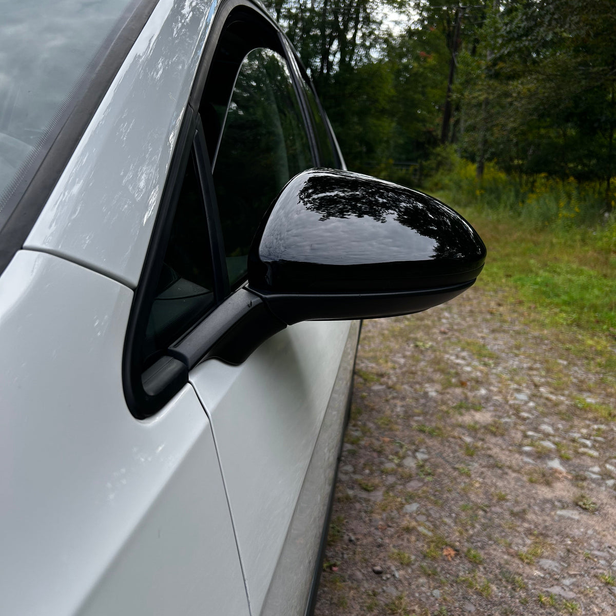 Noir brillant Coques de rétroviseur Pour VW Golf MK7 MK7.5 (2013-2020)