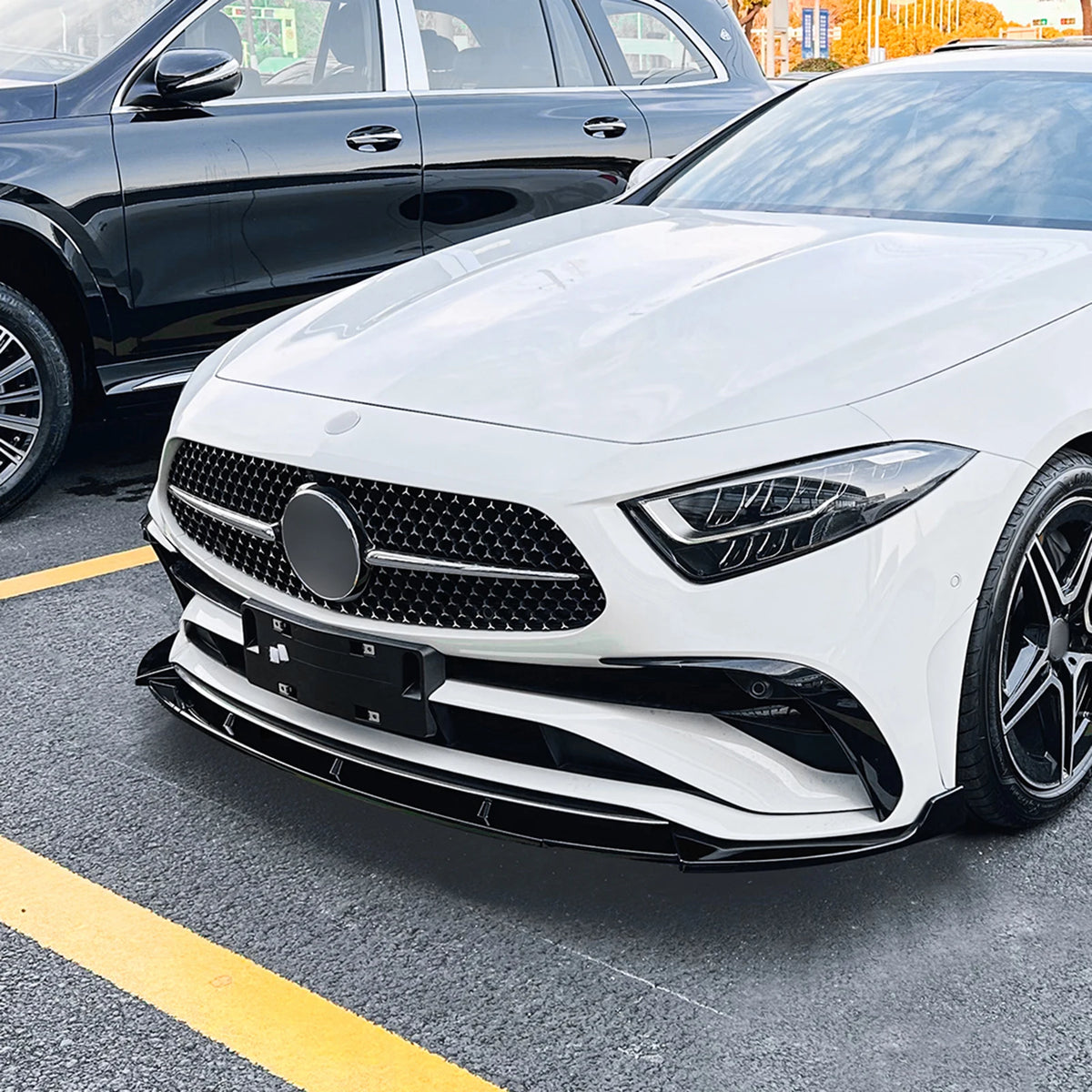 Mercedes CLS C257 Facelift Style AMG Lame Avant Noir Brillant (2022-2024)