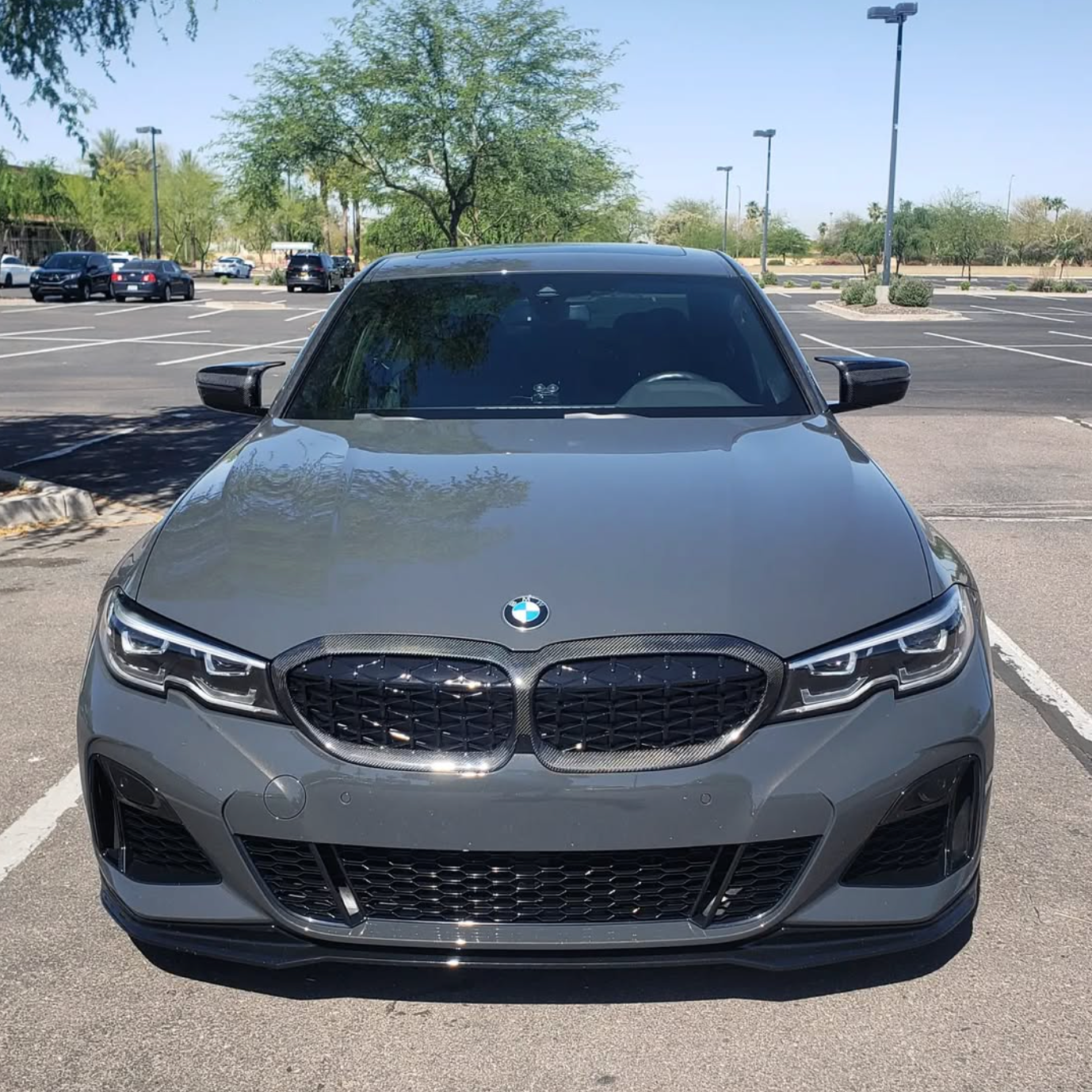 BMW Série 3 G20/G21 Pre-LCI Carbone Grille Diamant (2019-2022)