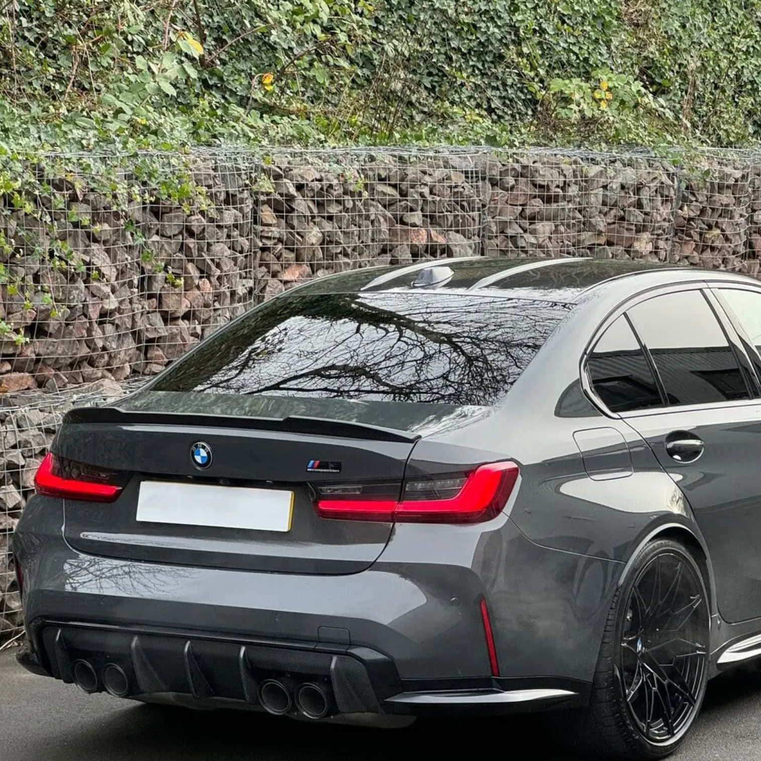 BMW Série 3 G20 & M3 G80 Pré-imprégné Dry Cs Style Carbone Becquet arrière par OPTIC (2018+)