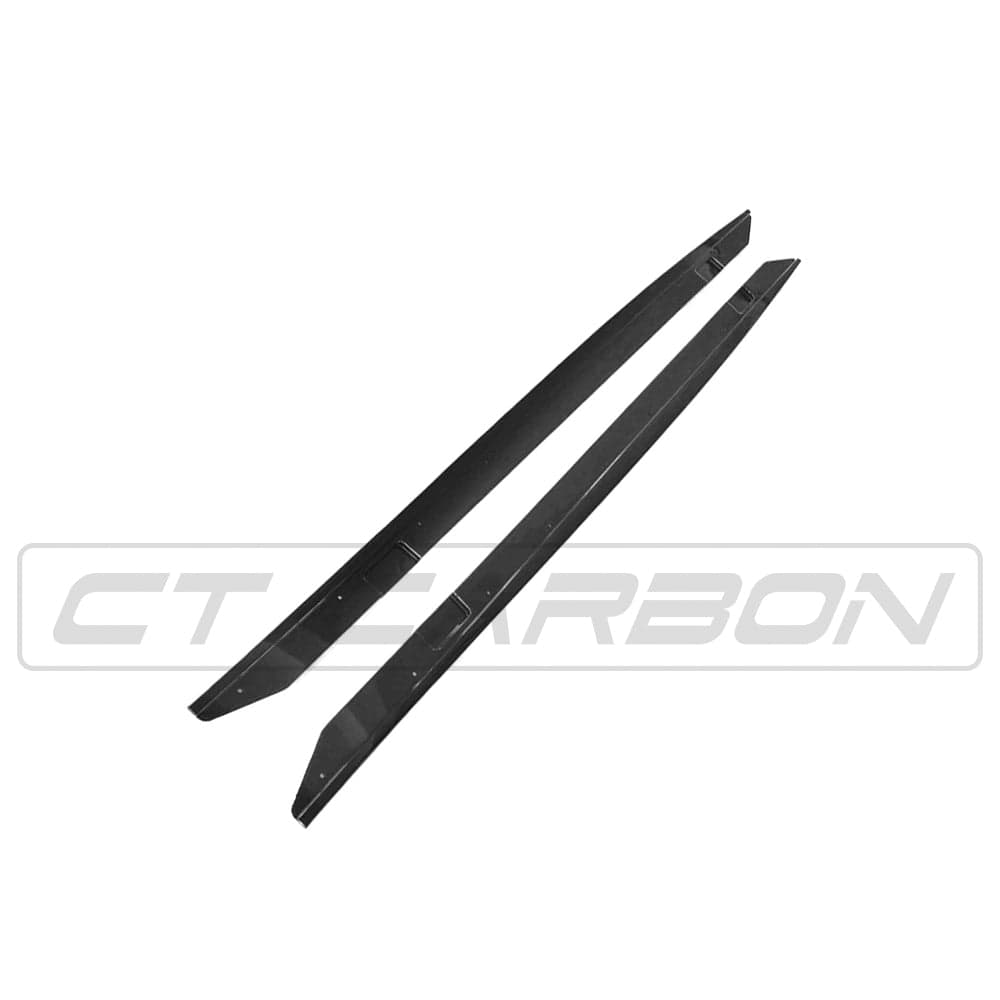 BMW 2 SERIES F22/F23 GLOSS BLACK SIDE SKIRTS - MP STYLE - BLAK BY CT CARBON