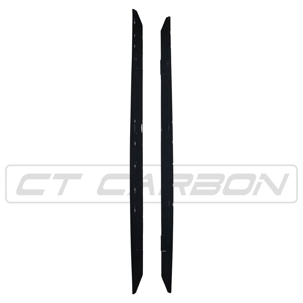 BMW 2 SERIES F22/F23 GLOSS BLACK SIDE SKIRTS - MP STYLE - BLAK BY CT CARBON