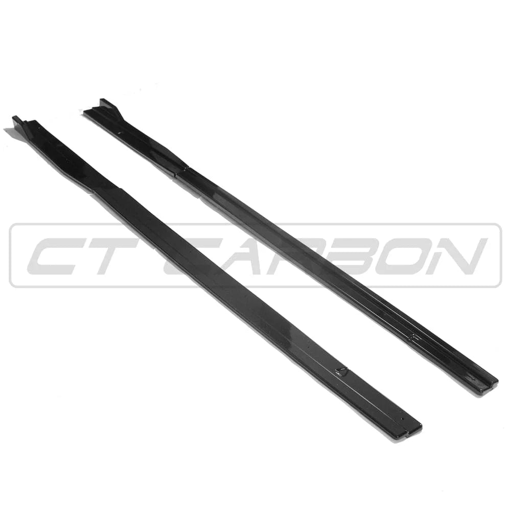 VW GOLF R/GTD/GTI MK7/7.5 2014-2020 GLOSS BLACK SIDE SKIRTS - CT CARBON - Avoro Design