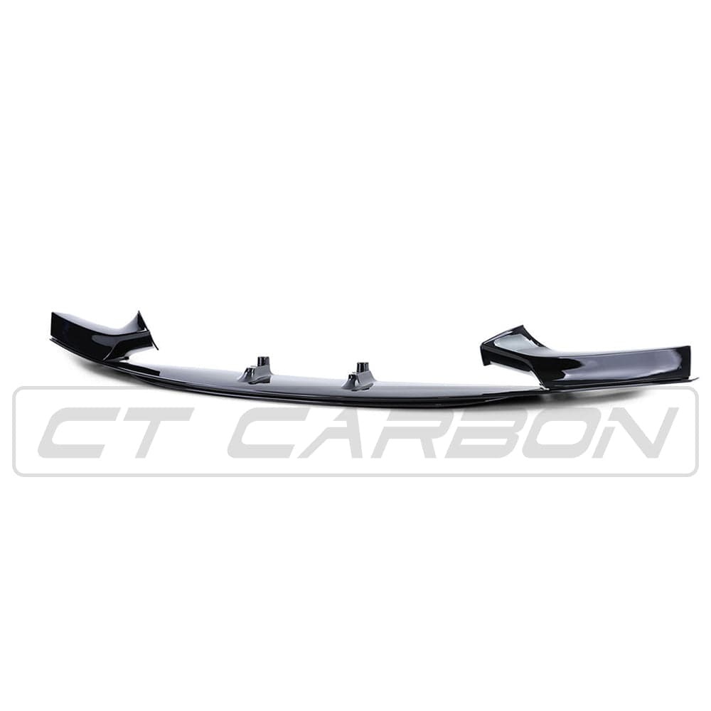 BMW 2 SERIES F22/F23 GLOSS BLACK SPLITTER - MP STYLE - BLAK BY CT CARBON