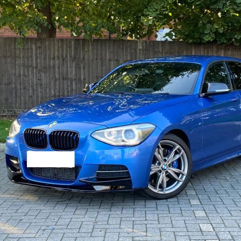 BMW Série 1 Pre-LCI Noir brillant Grilles avant à lamelles simples F20 F21 (2011-2014)