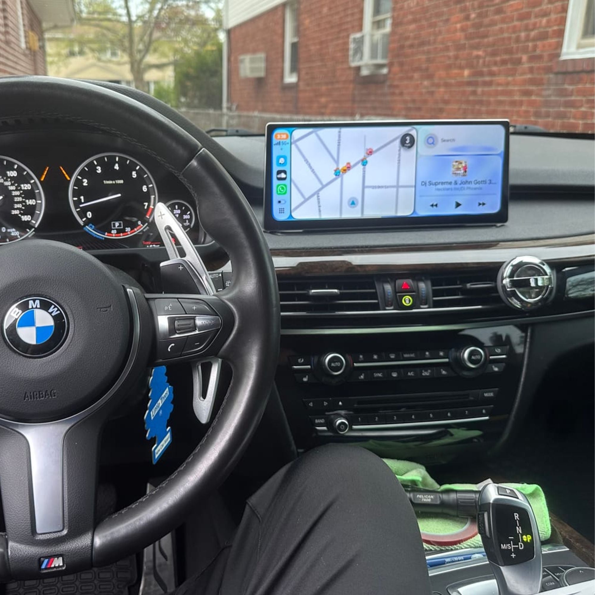 BMW X5/X6 F15/F16 | 12.3" Écran tactile Apple CarPlay/Android Auto | (2013-2019)