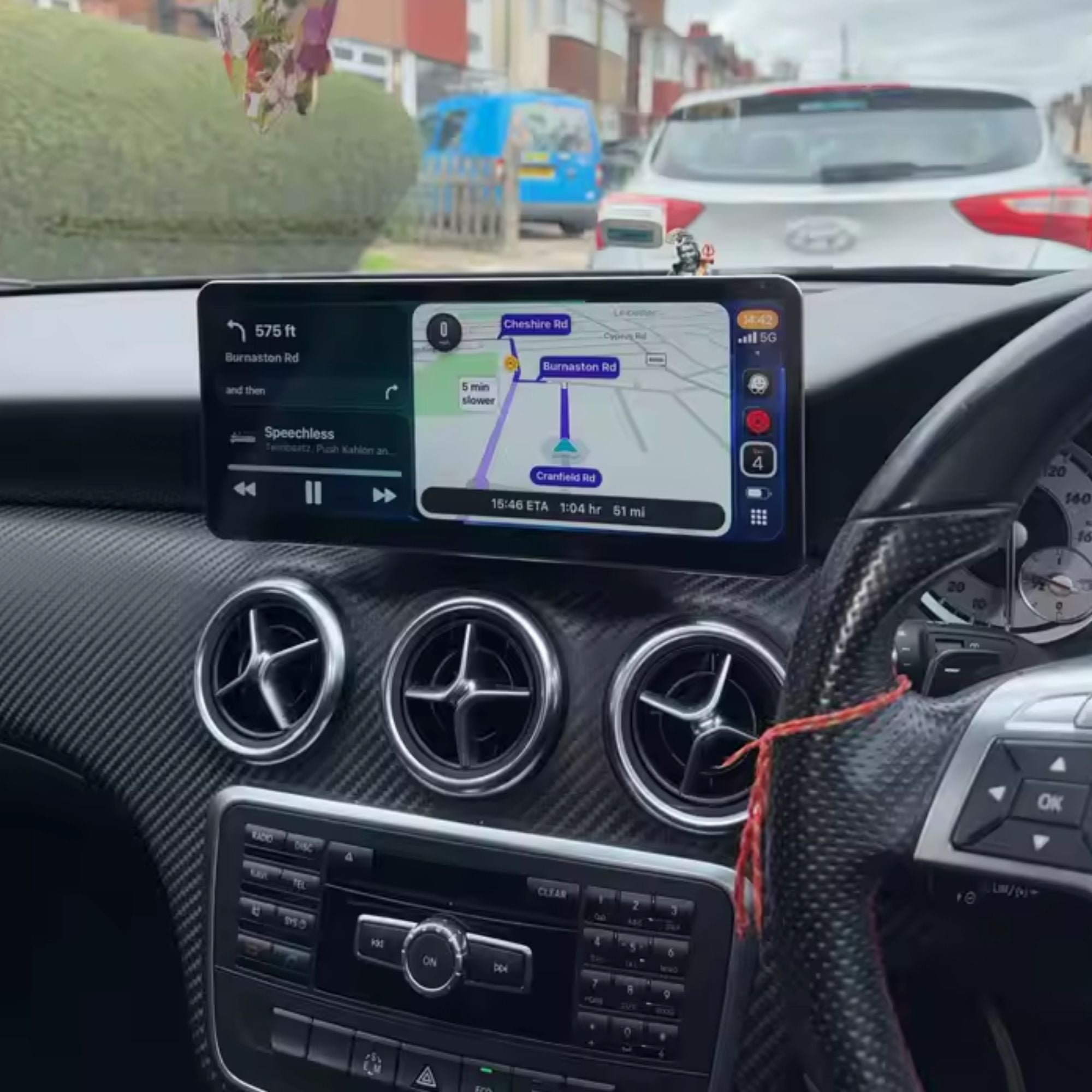 Mercedes Classe A/CLA/GLA | W176/C177/X156 | 12.3" Écran tactile Apple CarPlay/Android Auto | (2013-2018)