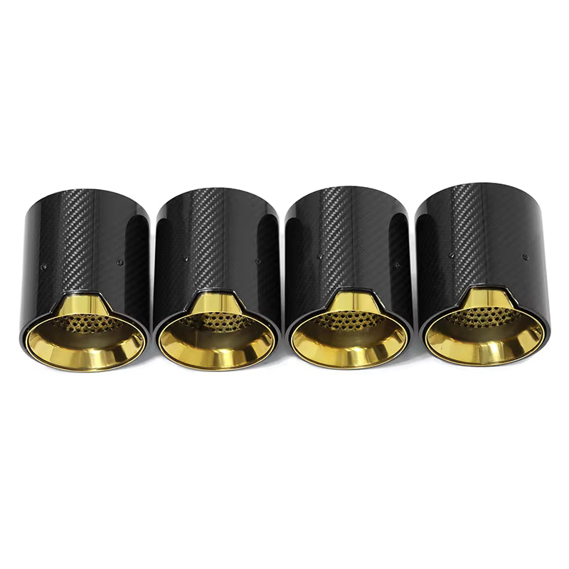 Embouts d'échappement en carbone coupe droite pour BMW M5 F10