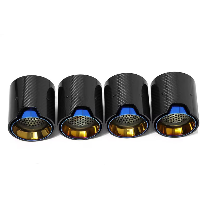 Embouts d'échappement en carbone coupe droite pour BMW M2 F87