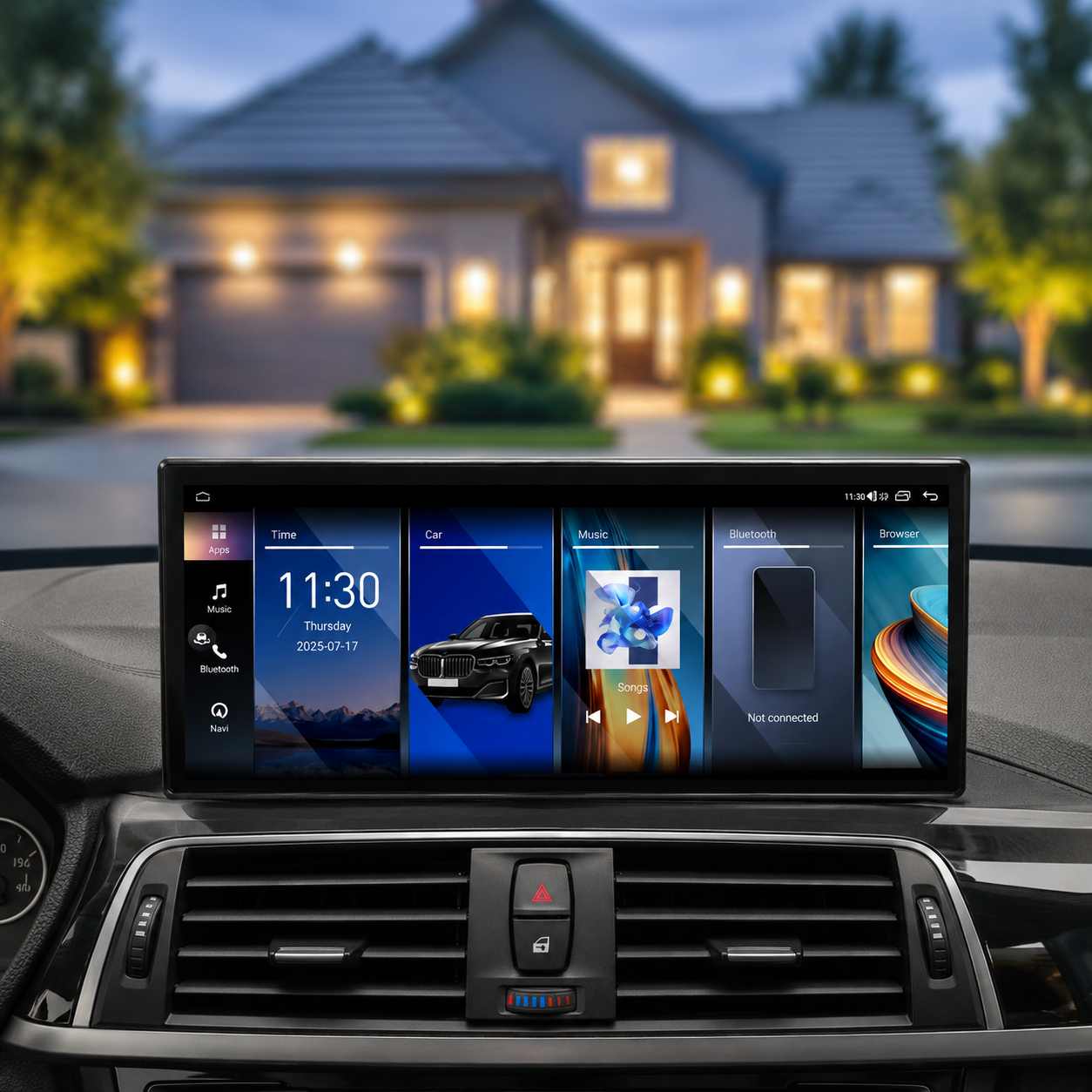 BMW X5/X6 E70/E71 | 12.3" Écran tactile Apple CarPlay/Android Auto | (2007-2014)