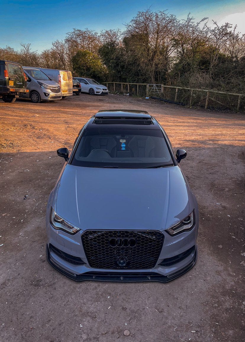 AUDI A3 S-LINE & S3 FACELIFT SALOON 8V CARBON FIBRE SPLITTER - CT CARBON - Avoro Design