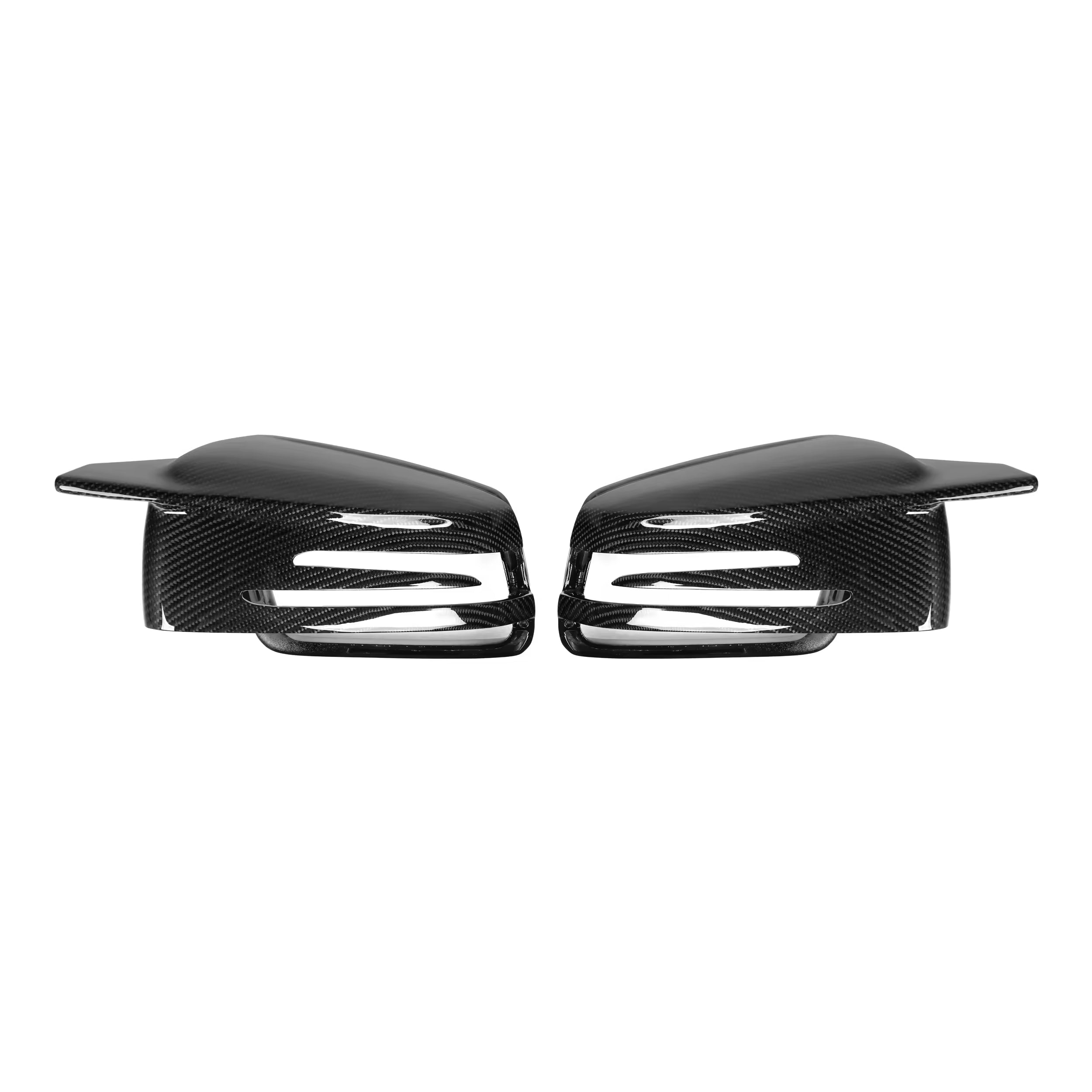 Mercedes W176/W204/W212/W221/X156 Coques De Rétroviseur M-Style Pré-imprégné Carbone