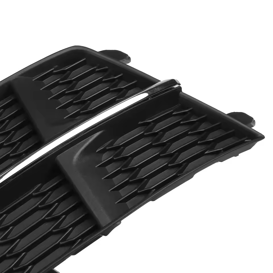 Audi A6 S-Line / S6 C7 Facelift Grilles d’antibrouillard Noir Brillant (2016-2018)