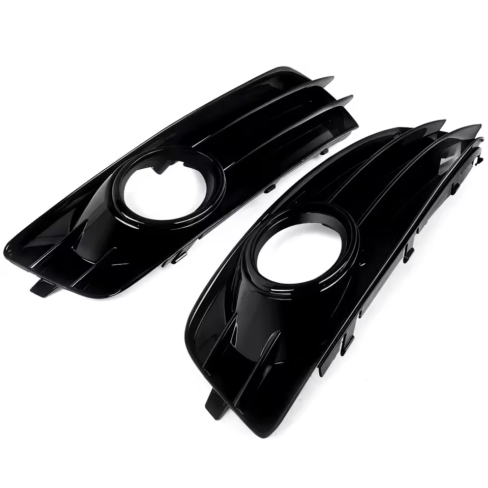 Grilles d’antibrouillard Audi A3 8P S-Line Noir Brillant (2008-2012)