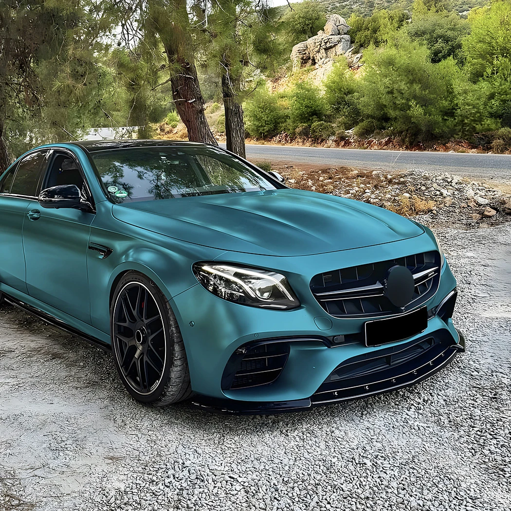 Mercedes Classe E W213 Lame Avant Style E63 AMG Noir Brillant (2017-2020)