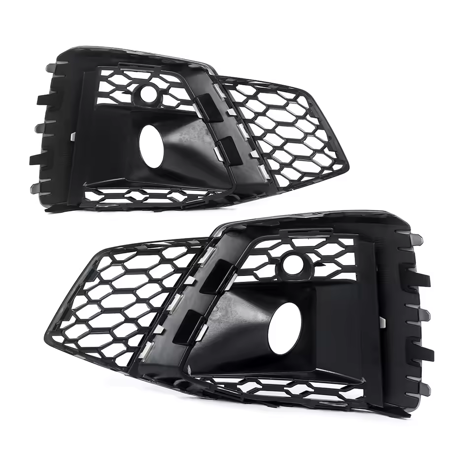 Grilles d’antibrouillard Audi A5/S5 B9.5 Noir Brillant (2020-2024)