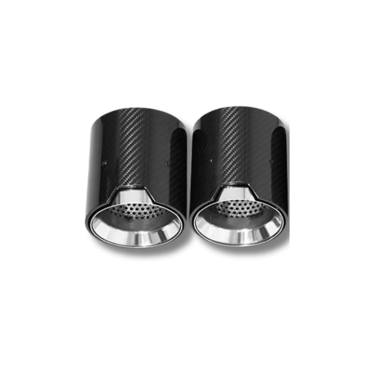 Embouts d'échappement carbone coupe droite pour BMW Série 5 535i (F10/F11)