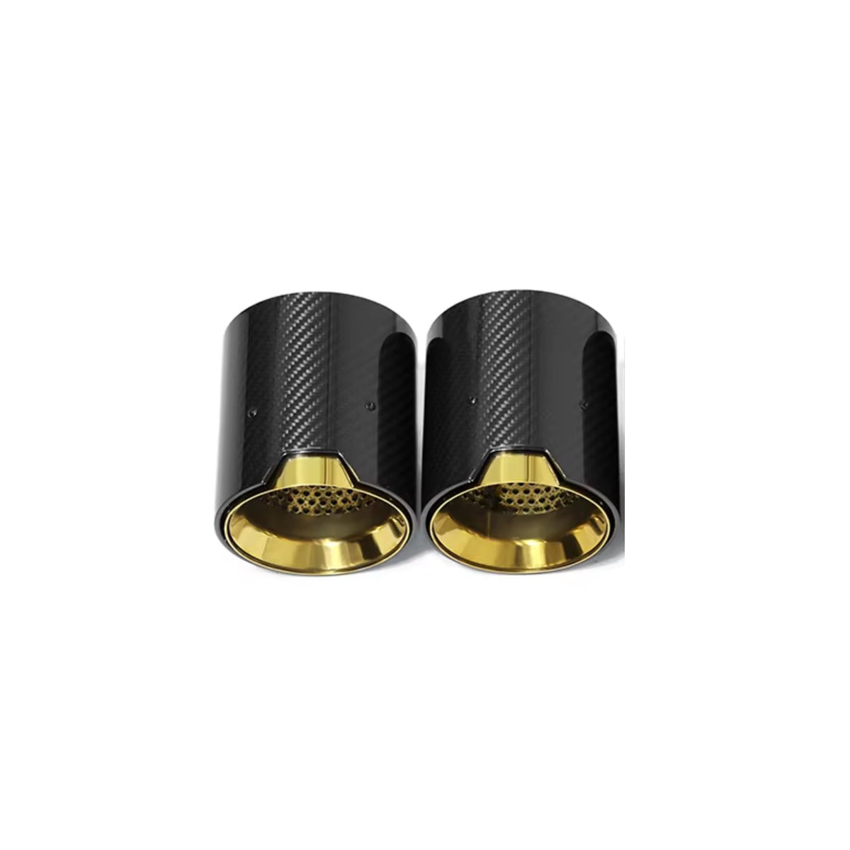 Embouts d'échappement carbone coupe droite pour BMW Série 5 535i (F10/F11)