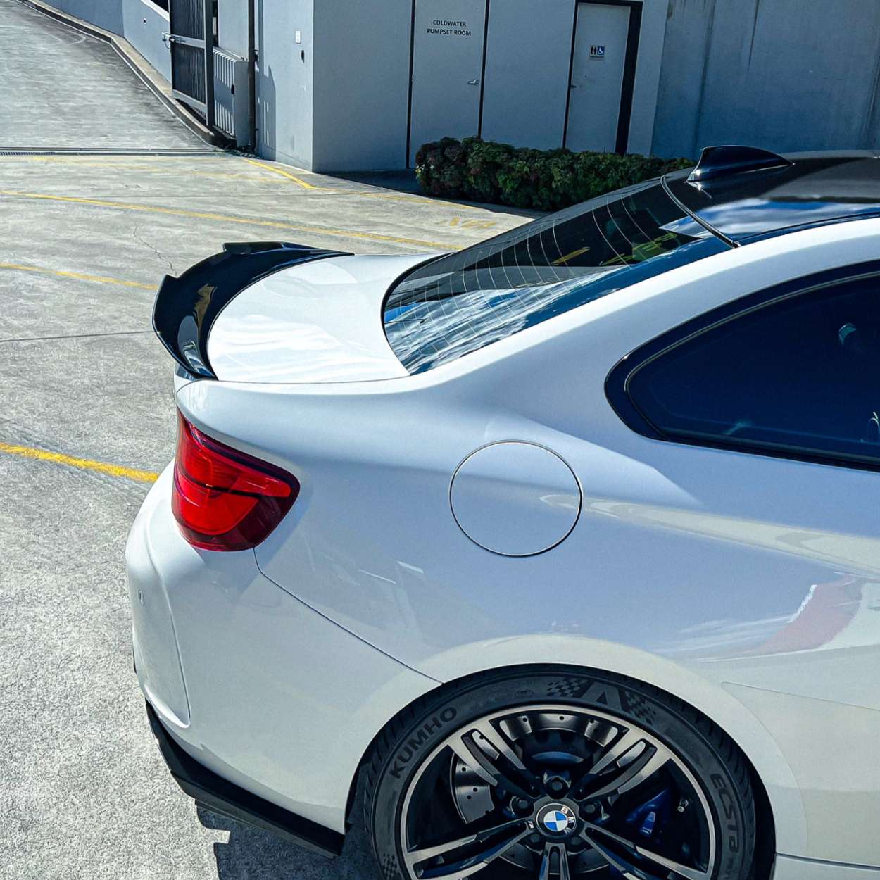 BMW Série 2 F22 / M2 F87 Noir brillant Ducktail PSM Style Aileron Arrière (2014-2021)