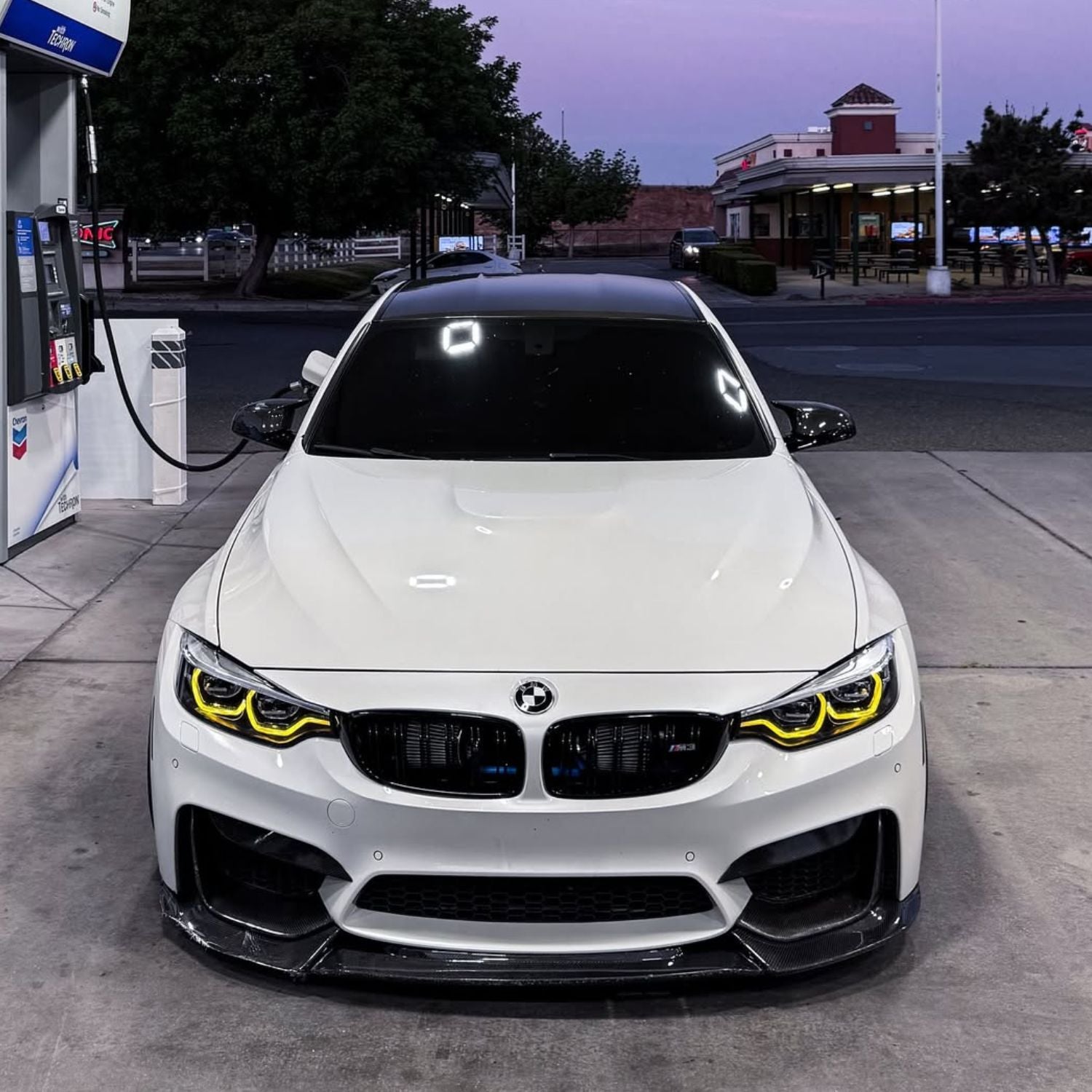 Ensemble de modules LED DRL jaunes style CSL pour BMW M3 & M4 (F80/F82/F83)