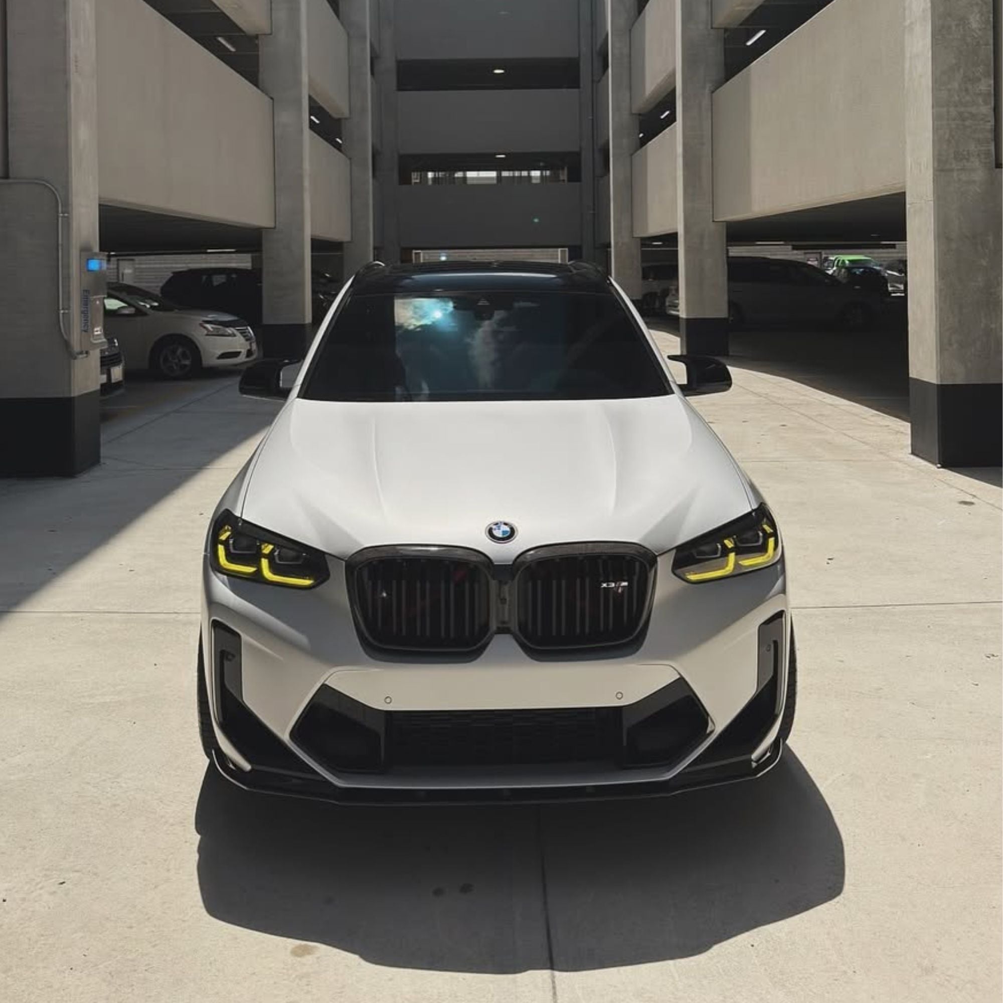 Ensemble de modules LED DRL jaunes style CSL pour BMW X3M/X4M (F97/F98) LCI (2022+)