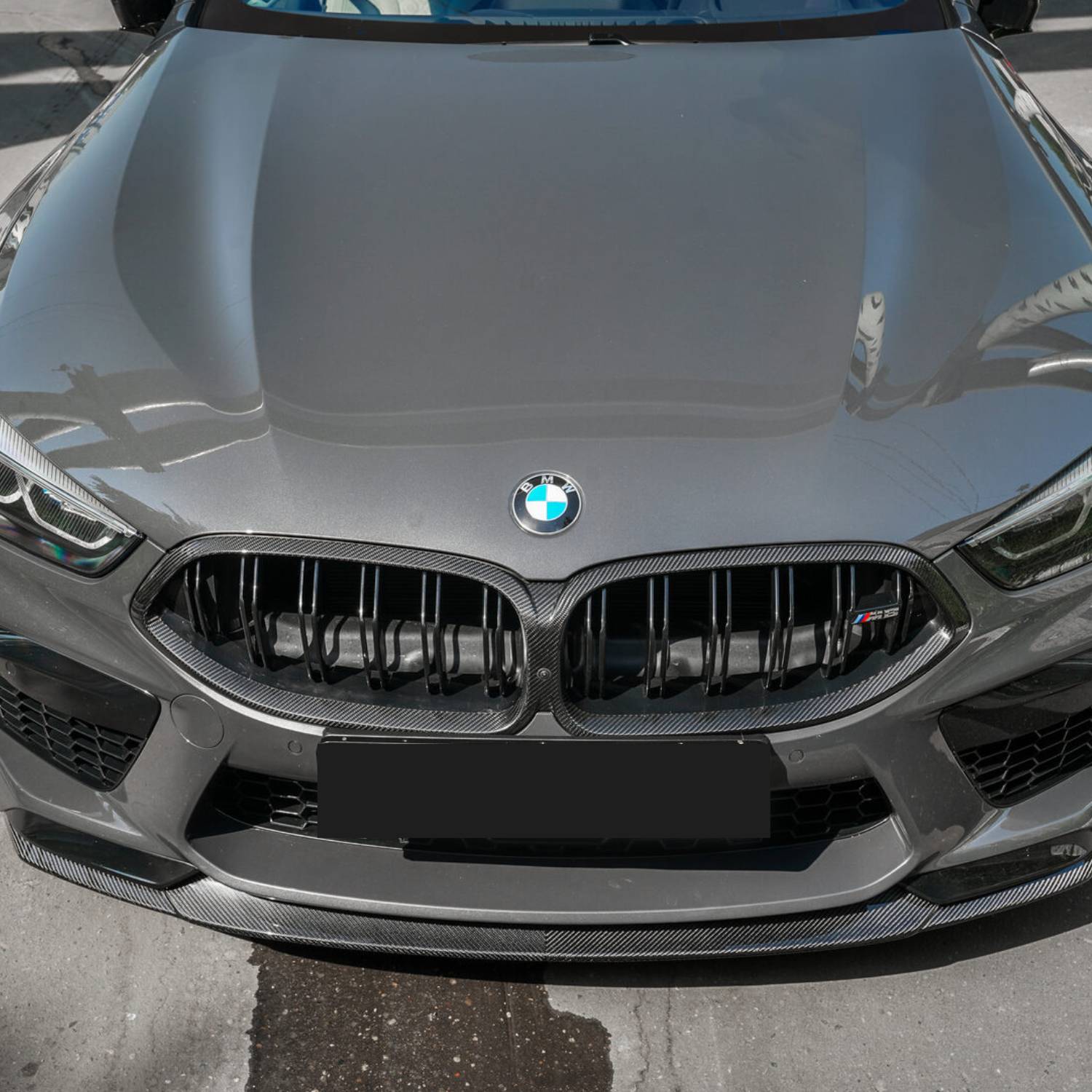 BMW Série 8 G14 G15 G16 / M8 F91 F92 F93 Carbone Pré-imprégné Calandre à double lamelle (2018-2023)