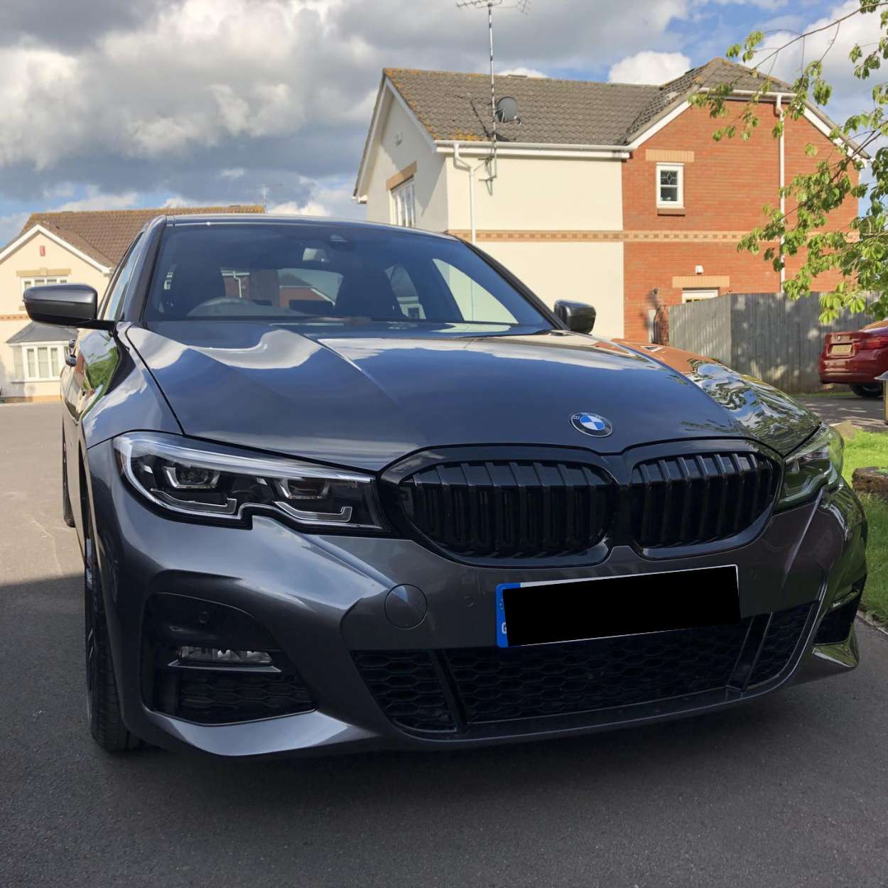 Grille à une seule lamelle BMW Série 3 G20/G21 Pre-LCI Noir brillant (2019-2022)